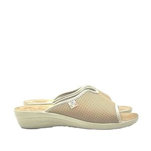 Fly Flot Slide On Sandals Women’s 9 Fabric Comfort Black Mule Made In Italy